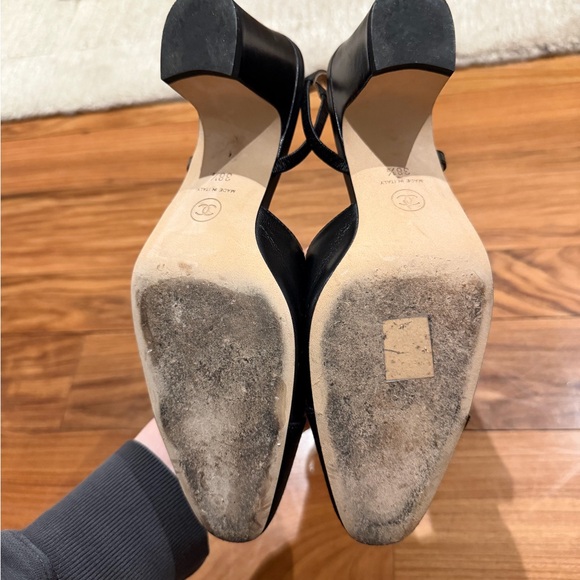 Chanel Leather Slingbacks - Picture 4 of 7